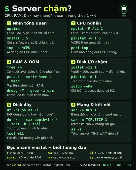 Linux Performance Tuning: Phương Pháp USE Và Bộ Công Cụ Giám Sát Brendan Gregg